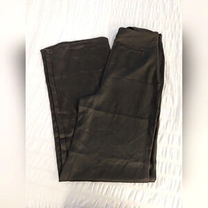 Guess Green Satin Wide Leg Pants Size 2